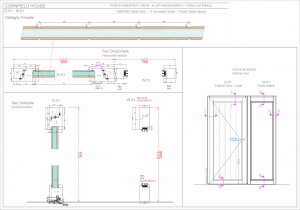 Disegno tecnico Cornfield House